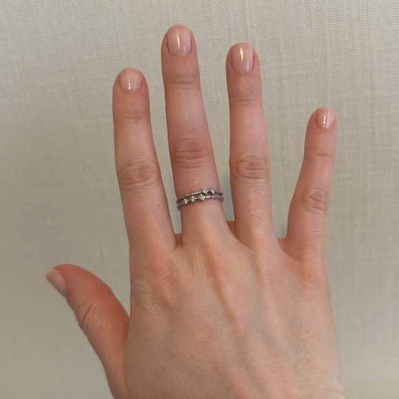 Stacked diamond ring - Picture 6 of 9